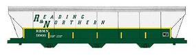 4650 Cubic Foot 3-Bay Covered Hopper R&N HO Scale Model Train Freight Car #47083