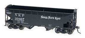 Intermountain AAR Offset-Side 2-Bay Open Hopper Nickel Plate Road HO Scale Model Train Freight Car #47163