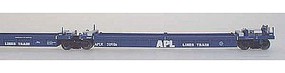 Thrall 5-Unit Well Car Set American President Lines HO Scale Model Train Freight Car #47302