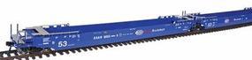 Maxi IV Stack Car (3) HO Scale Model Train Freight Car #47351