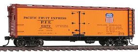 Intermountain R-40-19 40' Wood Reefer Pacific Fruit Express HO Scale Model Train Freight Car #47410 Intermountain R-40-19 40' Wood Reefer Pacific Fruit Express HO Scale Model Train Freight Car #47410