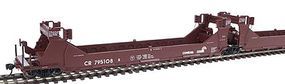 Intermountain Gunderson Twin Stack Five Unit Set Conrail Boxcar Red HO Scale Model Train Freight Car #47608