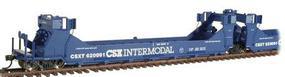 Intermountain Gunderson Twin Stack Five Unit Set CSX Transportation HO Scale Model Train Freight Car #47609