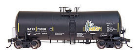 Intermountain 19,600 Gallon Tank Car GATX-MCP HO Scale Model Train Freight Car #47813 Intermountain 19,600 Gallon Tank Car GATX-MCP HO Scale Model Train Freight Car #47813