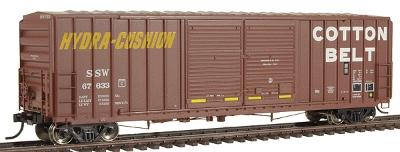 Intermountain 5283 Cubic Foot Double-Door Boxcar Cotton Belt SSW HO Scale Model Train Freight Car #48302