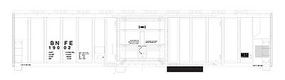 Intermountain R-70-20 Reefer BNFE white HO Scale Model Train Freight Car #48827 Intermountain R-70-20 Reefer BNFE white HO Scale Model Train Freight Car #48827