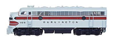 Intermountain EMD F7A DCC - Chicago, Burlington & Quincy HO Scale Model Train Diesel Locomotive #49007