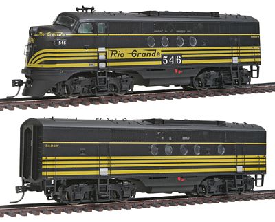 Intermountain EMD FTA-B Set with DCC - New York Central HO Scale Model Train Diesel Locomotive #49205