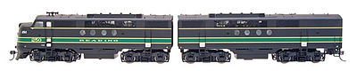 Intermountain EMD FTA-B Set with DCC - Reading HO Scale Model Train Diesel Locomotive #49223