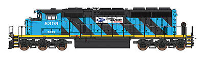 Intermountain SD40-2W No Sound Diesel Electric HO Scale Model Train Diesel Locomotive #49309