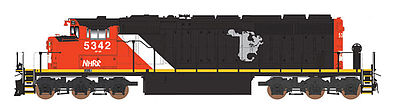 Intermountain SD40-2W No Sound NHIR HO Scale Model Train Diesel Locomotive #49311
