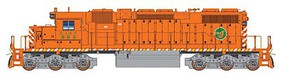 Intermountain EMD SD38-2 w/Loksound & DCC Elgin, Joliet & Eastern (orange, green, white End Stripes) Intermountain EMD SD38-2 w/Loksound & DCC Elgin, Joliet & Eastern (orange, green, white End Stripes)