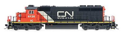 Intermountain EMD SD40-2 with DCC - Canadian National HO Scale Model Train Diesel Locomotive #49335