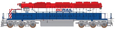 Intermountain SD490-2 DCC BC Rail