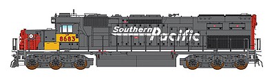 Intermountain SD40T-2 DCC/Snd UP/SP - HO-Scale
