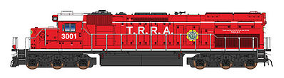 Intermountain SD40T-2 DCC TRRA HO Scale Model Train Diesel Locomotive #49432
