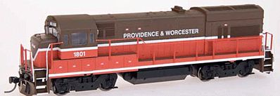 Intermountain GE U18B DC Providence & Worcester (Late Scheme) HO Scale Model Train Diesel Locomotive #49455