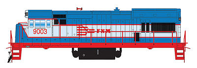 Intermountain U18B DC FNM HO Scale Model Train Diesel Locomotive #49457