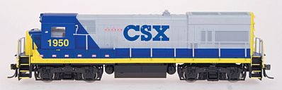 Intermountain GE U18B - Standard DC - CSX HO Scale Model Train Diesel Locomotive #49477