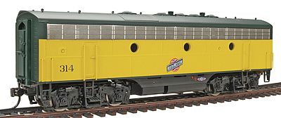 Intermountain EMD F7B Phase I DC Chicago & North Western HO Scale Model Train Diesel Locomotive #49544