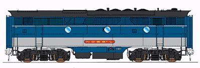 Intermountain EMD F3B DC Nashville, Chattanooga & St. Louis HO Scale Model Train Diesel Locomotive #49631