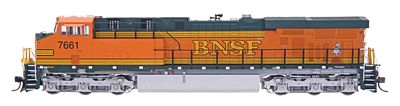 Intermountain GE ES44DC w/DCC - Burlington Northern Santa Fe HO Scale Model Train Diesel Locomotive #49721