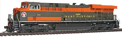 Intermountain GE ES44DC - Standard DC - Famous Image Collector Series Great Northern (Fantasy Scheme, Simplified Omaha Orange, green) - HO-Scale