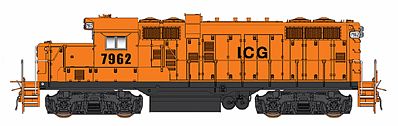 Intermountain Paducah GP10 Standard DC Illinois Central Gulf HO Scale Model Train Diesel Locomotive #49803
