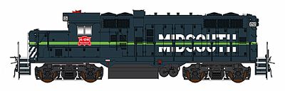 Intermountain Paducah GP10 Standard DC Arkansas-Oklahoma RR HO Scale Model Train Diesel Locomotive #49810