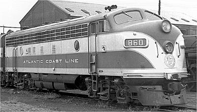 Intermountain FP7 Phase I Powered without sound Atlantic Coast HO Scale Model Train Diesel Locomotive #49927