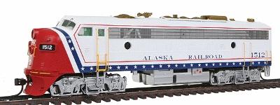 Intermountain EMD FP7 Phase I DCC - Alaska Railroad HO Scale Model Train Diesel Locomotive #49965s