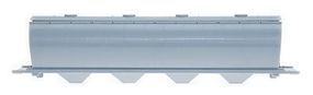 59' 4-Bay Cylindrical Covered Hopper Kit - Undecorated N Scale Model Train Freight Car #60299