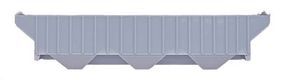 Intermountain 4750 Cubic Foot 3-Bay 18 Rib Covered Hopper Kit N Scale Model Train Freight Car #60399