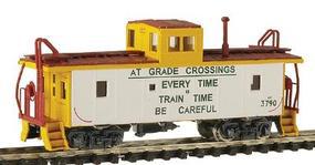 CA-3/4 Caboose Union Pacific White Sides (Early-Safety) N Scale Model Train Freight Car #6068