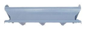ACF 4650 Cubic Foot 3-Bay Covered Hopper Undecorated N Scale Model Train Freight Car #62099