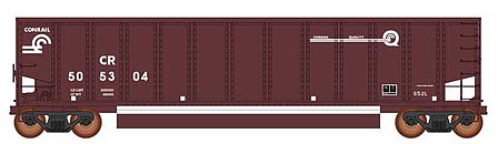 Intermountain 13-Panel Coalporter Coal Gondola 6-Pack - Ready to Run - Value Line Conrail (Boxcar Red, white, Quality Logo) - N-Scale