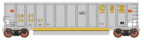 Intermountain 13-Panel Coalporter Coal Gondola Ready to Run Value Line CSX (gray, yellow) N-Scale