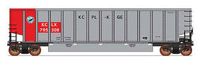 14 Panel Coalporter KCLX N Scale Model Train Freight Car #6401007