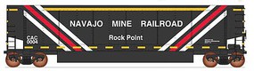 Intermountain AeroFlo Coal Gondola 6-Pack Ready to Run Value Line Najavo Mine Railroad (black, yellow, white, red) N-Scale Intermountain AeroFlo Coal Gondola 6-Pack Ready to Run Value Line Najavo Mine Railroad (black, yellow, white, red) N-Scale