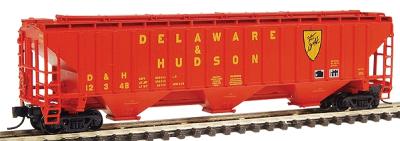 Intermountain PS2CD 4750 Cubic Foot 3-Bay Covered Hopper D&H N Scale Model Train Freight Car #65309