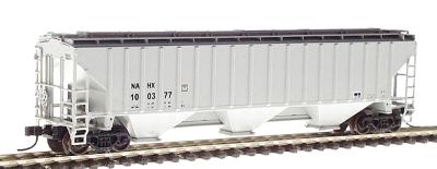 Intermountain PS2CD 4750 Cubic Foot 3-Bay Covered Hopper PTLX N Scale Model Train Freight Car #65346