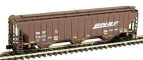 4750 3 Bay Hopper BNSF Wdg N Scale Model Train Freight Car #65368