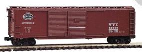 Intermountain 50' AAR Standard Double-Door Box Car Assembled New York Central (Box Car Red w/white lettering, black & white herald) N-Scale
