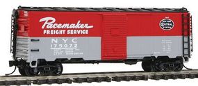 Intermountain Post-War 10' Inside-Height 40' Boxcar New York Central N Scale Model Train Freight Car #65777 Intermountain Post-War 10' Inside-Height 40' Boxcar New York Central N Scale Model Train Freight Car #65777