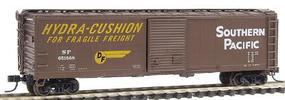 Intermountain 50' Single Door Box Car Assembled Southern Pacific ''Hydra-Cushion'' (Box Car Red w/yellow & white markings) N-Scale Intermountain 50' Single Door Box Car Assembled Southern Pacific ''Hydra-Cushion'' (Box Car Red w/yellow & white markings) N-Scale