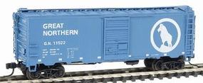Intermountain 40' 12-Pnl Box GN B.S.Blu N-Scale Intermountain 40' 12-Pnl Box GN B.S.Blu N-Scale