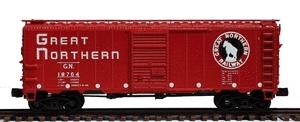 Intermountain 40 12-Panel Boxcar Great Northern N Scale Model Train Freight Car #66005