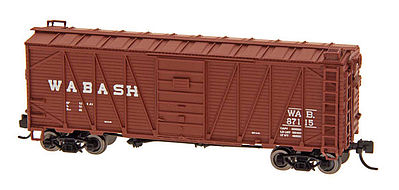 Intermountain WWII Emergency Boxcar Wabash N Scale Model Train Freight Car #66077