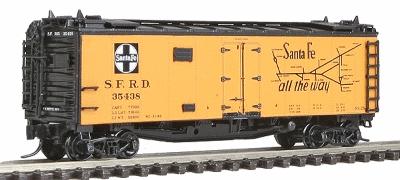 Intermountain 40 Steel Ice Reefer Santa Fe The Chief West N Scale Model Train Freight Car #66116