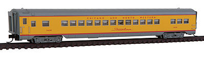 Intermountain CS Coach RTR Chicago & North Western Streamliner N Scale Model Train Passenger Car #6612